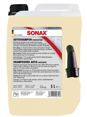 SONAX Leštící šampon - koncentrát 5L (314500)